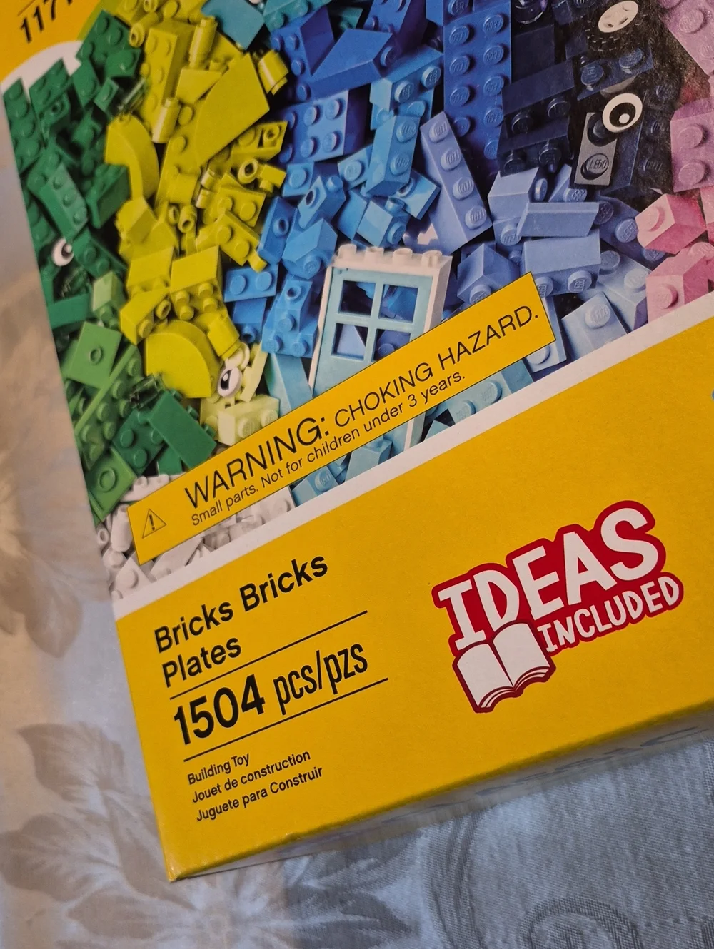 Lego Classic #11717 Bricks Bricks Plates • 1504 Pcs•New Factory Sealed•Retired